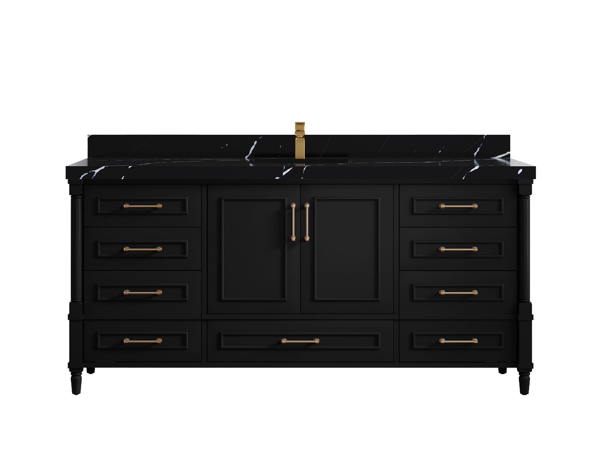 Aberdeen 72 in. W x 22 in. D Single Sink Bathroom Vanity - Willow Bath and Vanity