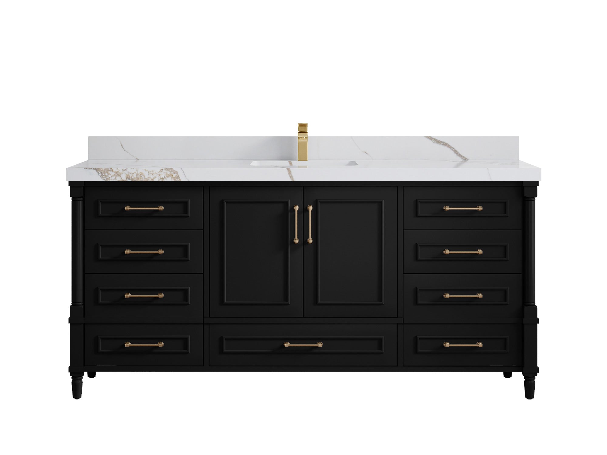 Aberdeen 72 in. W x 22 in. D Single Sink Bathroom Vanity - Willow Bath and Vanity