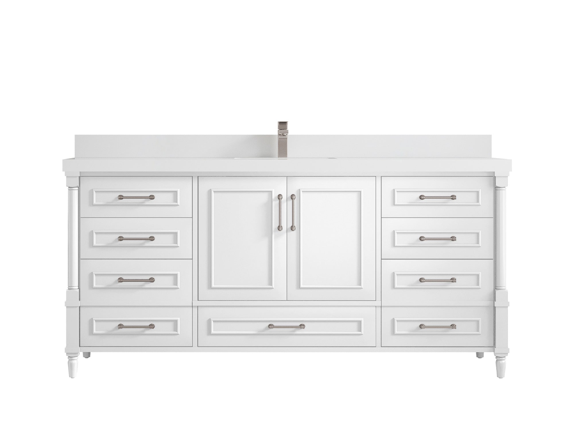 Aberdeen 72 in. W x 22 in. D Single Sink Bathroom Vanity - Willow Bath and Vanity
