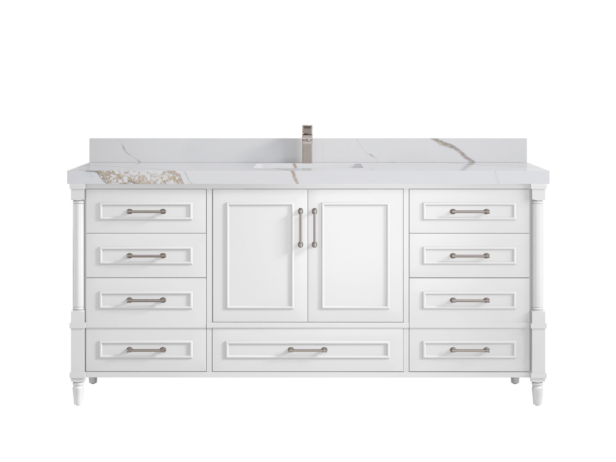 Aberdeen 72 in. W x 22 in. D Single Sink Bathroom Vanity - Willow Bath and Vanity