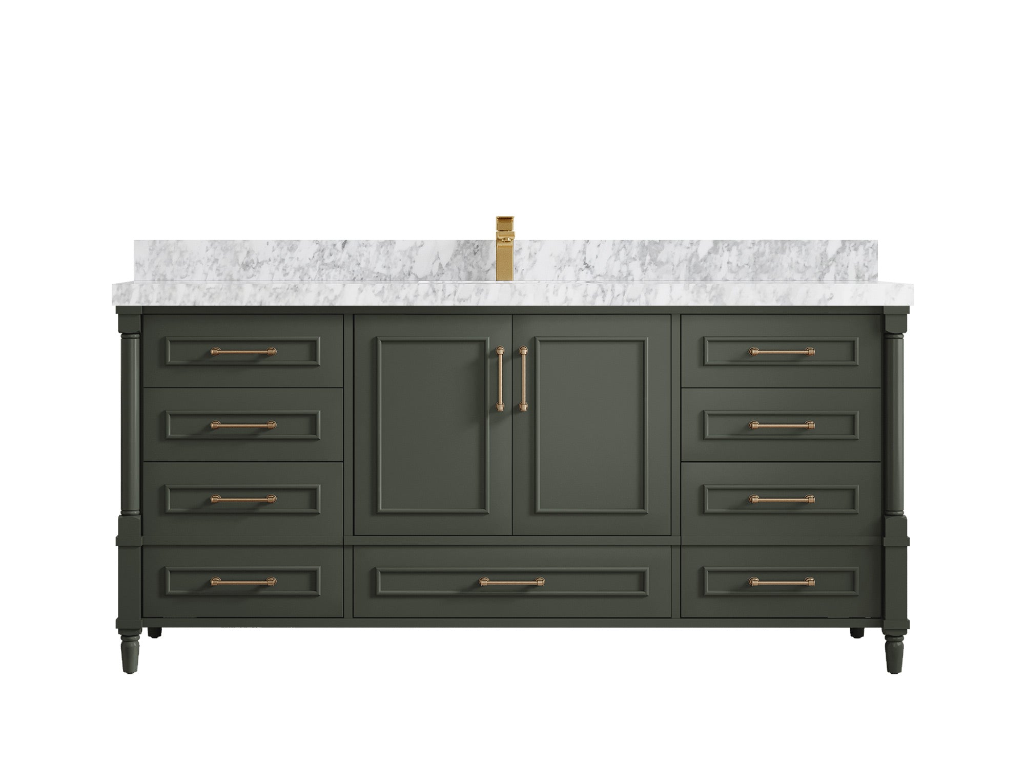 Aberdeen 72 in. W x 22 in. D Single Sink Bathroom Vanity - Willow Bath and Vanity