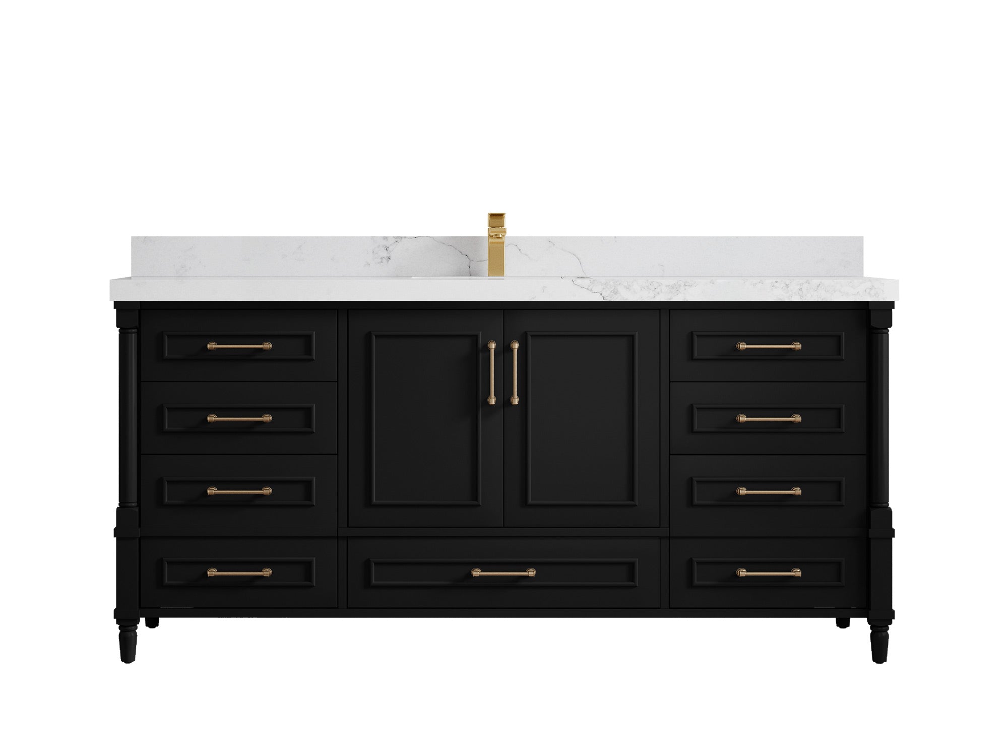 Aberdeen 72 in. W x 22 in. D Single Sink Bathroom Vanity - Willow Bath and Vanity