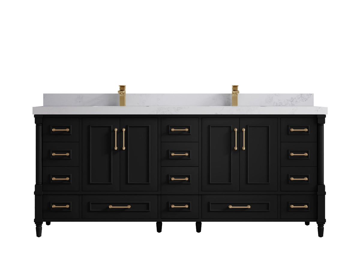 Aberdeen 80 in. W x 22 in. D Double Sink Bathroom Vanity - Willow Bath and Vanity