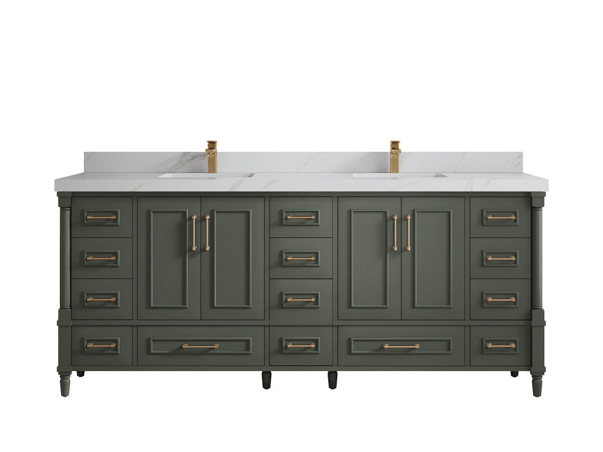 Aberdeen 80 in. W x 22 in. D Double Sink Bathroom Vanity - Willow Bath and Vanity