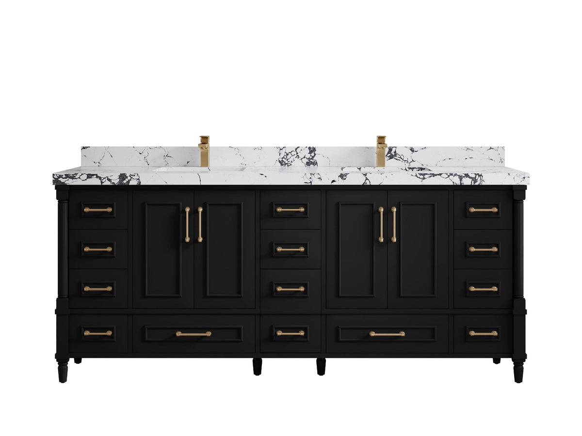 Aberdeen 80 in. W x 22 in. D Double Sink Bathroom Vanity - Willow Bath and Vanity