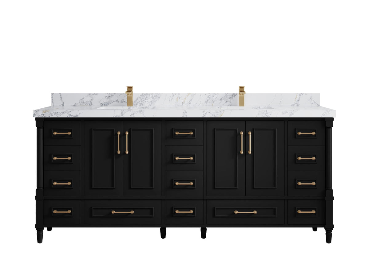 Aberdeen 80 in. W x 22 in. D Double Sink Bathroom Vanity - Willow Bath and Vanity