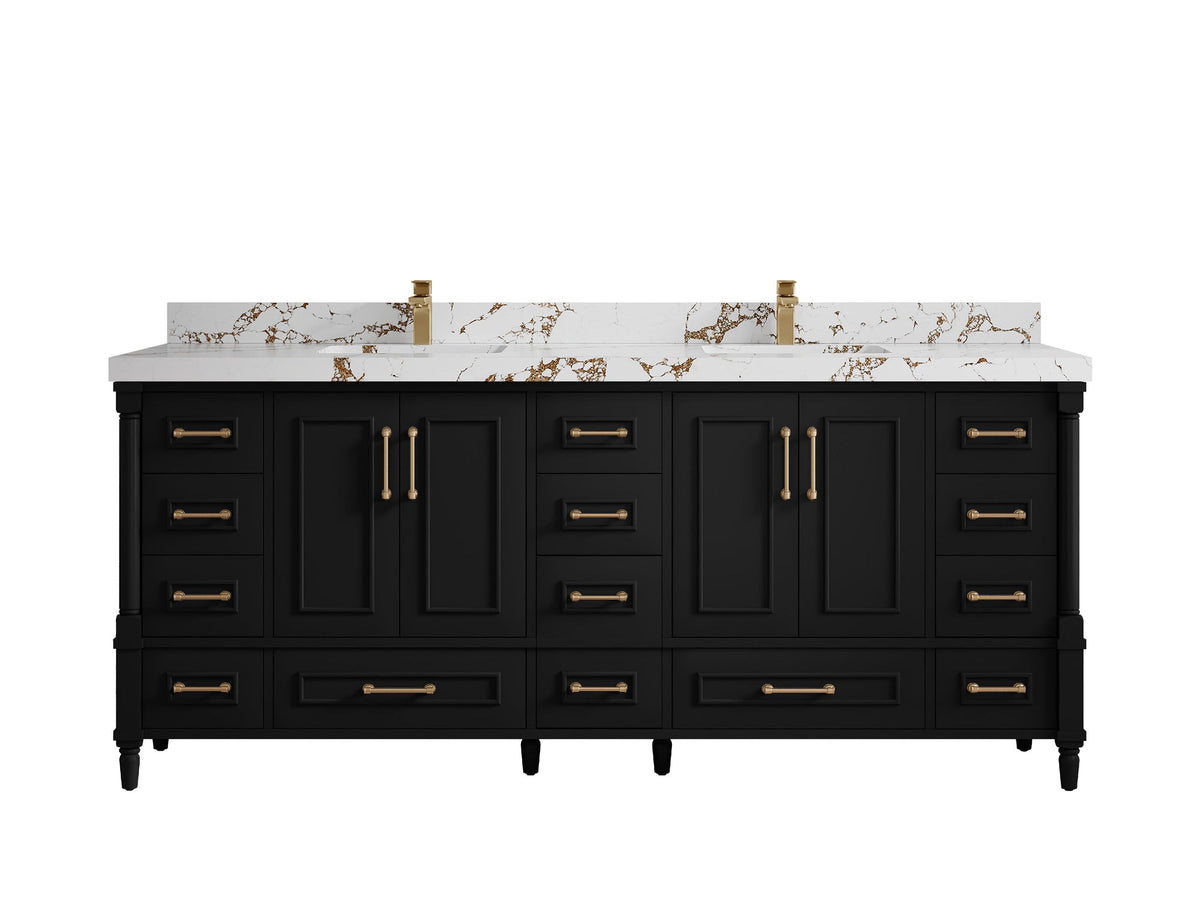 Aberdeen 80 in. W x 22 in. D Double Sink Bathroom Vanity - Willow Bath and Vanity