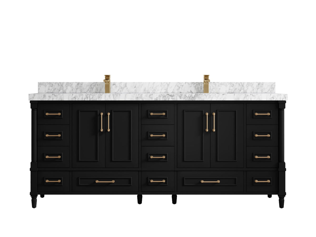 Aberdeen 80 in. W x 22 in. D Double Sink Bathroom Vanity - Willow Bath and Vanity