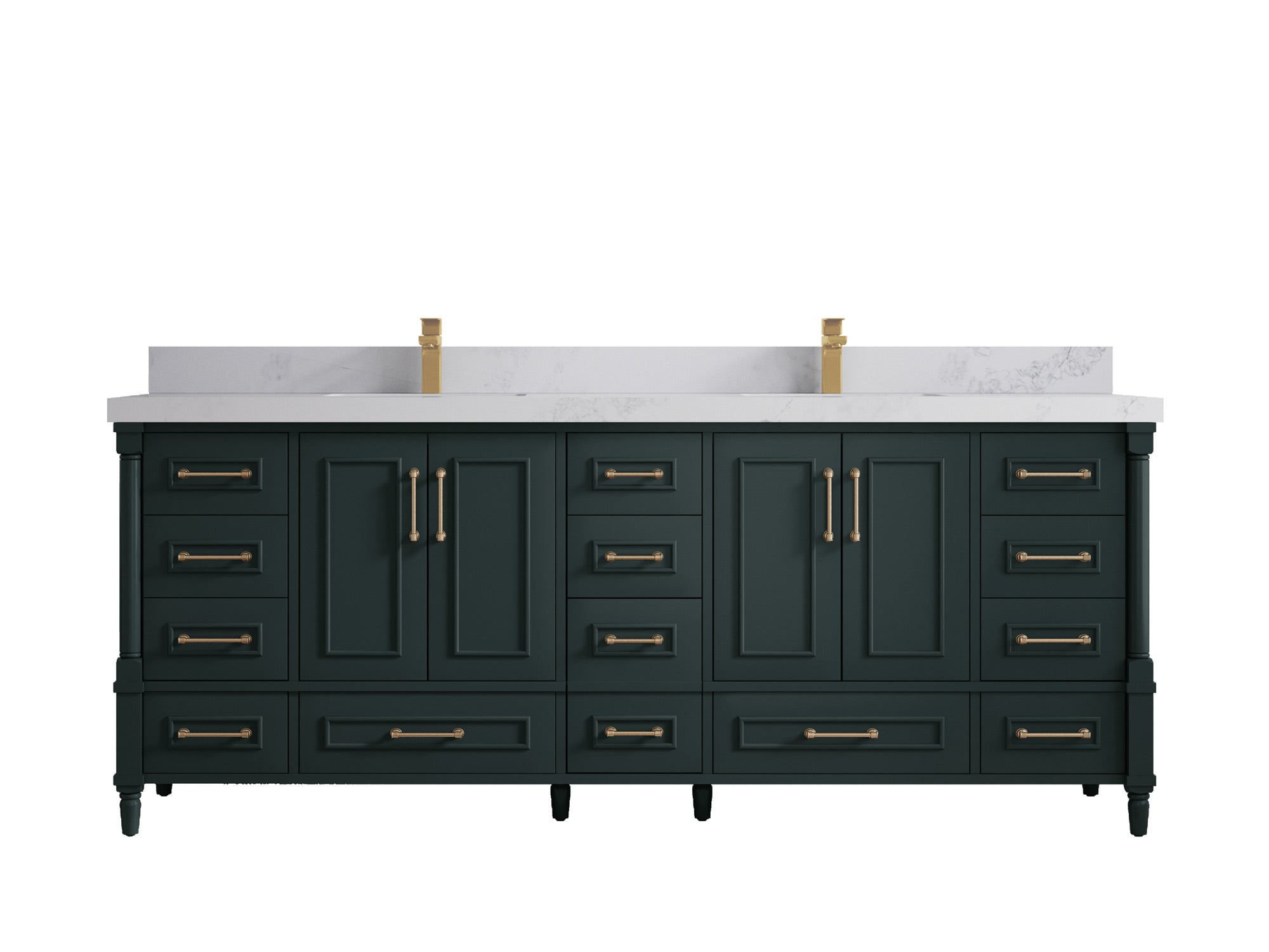 Aberdeen 84 in. W x 22 in. D Double Sink Bathroom Vanity - Willow Bath and Vanity