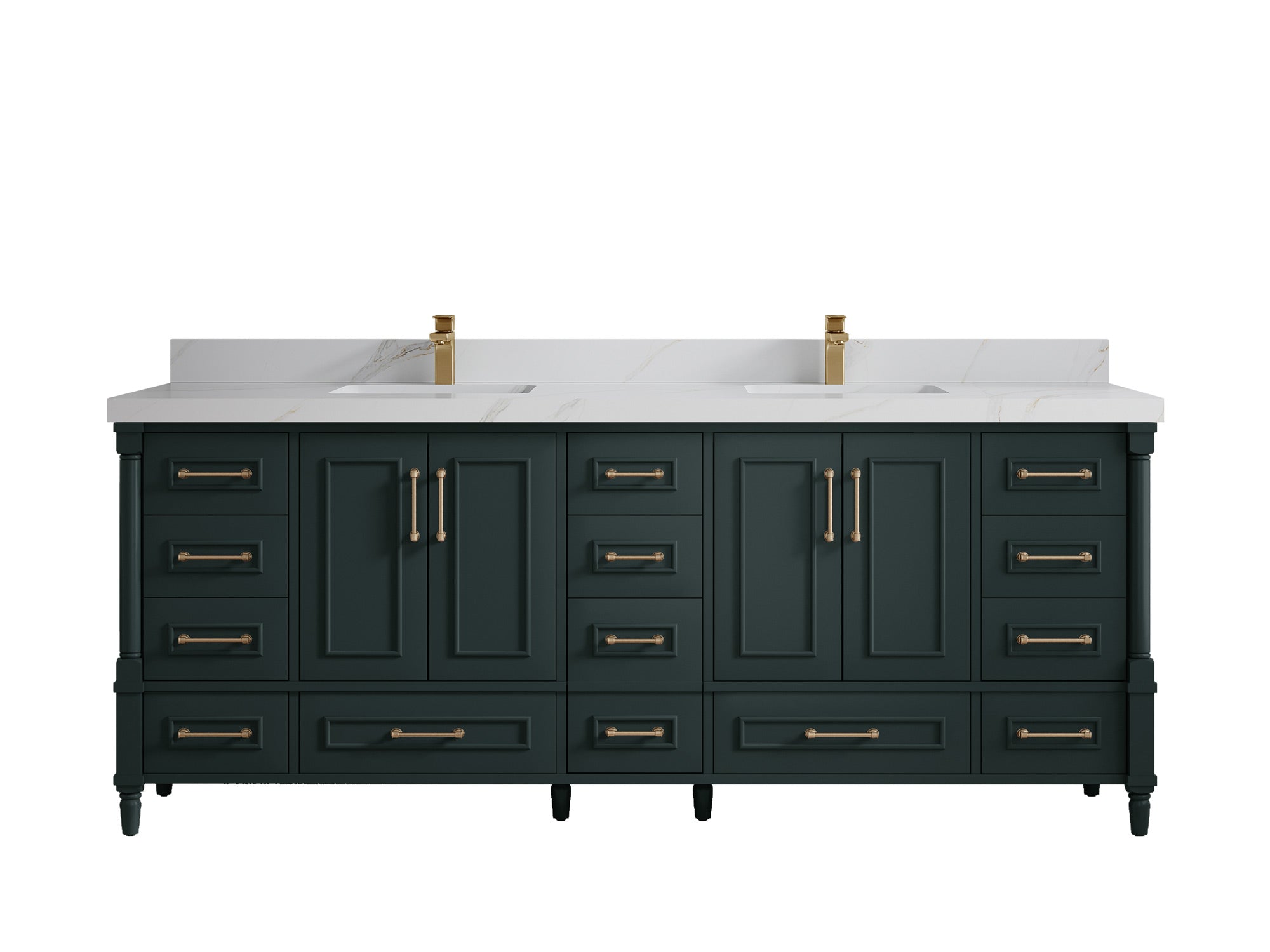 Aberdeen 84 in. W x 22 in. D Double Sink Bathroom Vanity - Willow Bath and Vanity
