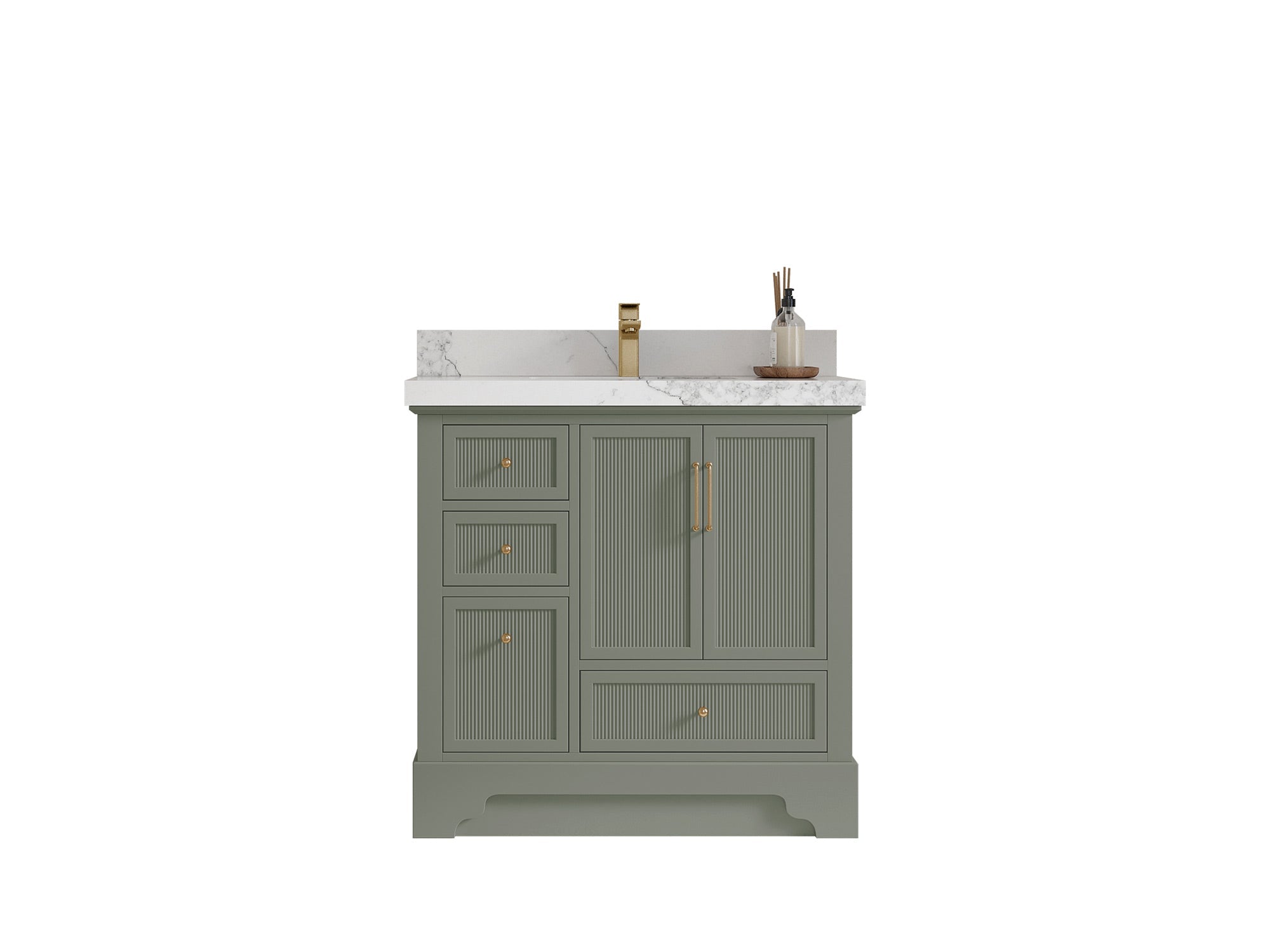 Alys 36 in. W x 22 in. D Center Sink Bathroom Vanity - Willow Bath and Vanity
