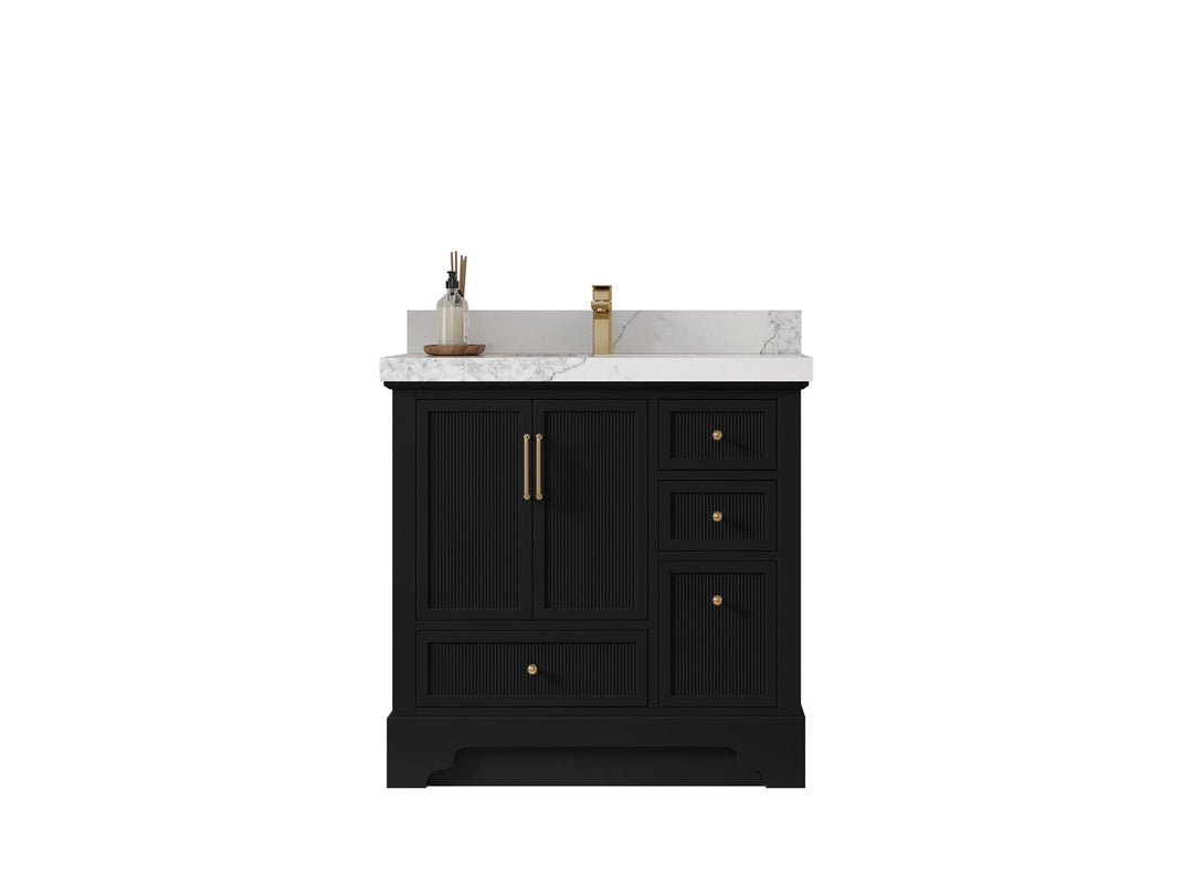 Reeded Bathroom Vanity - photo 35