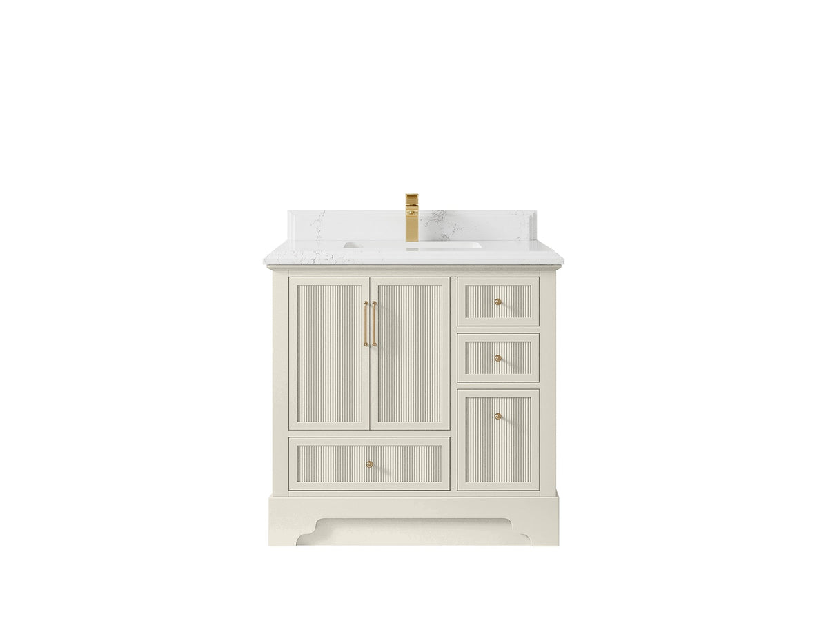 Alys 36 in. W x 22 in. D Center Sink Bathroom Vanity - Willow Bath and Vanity