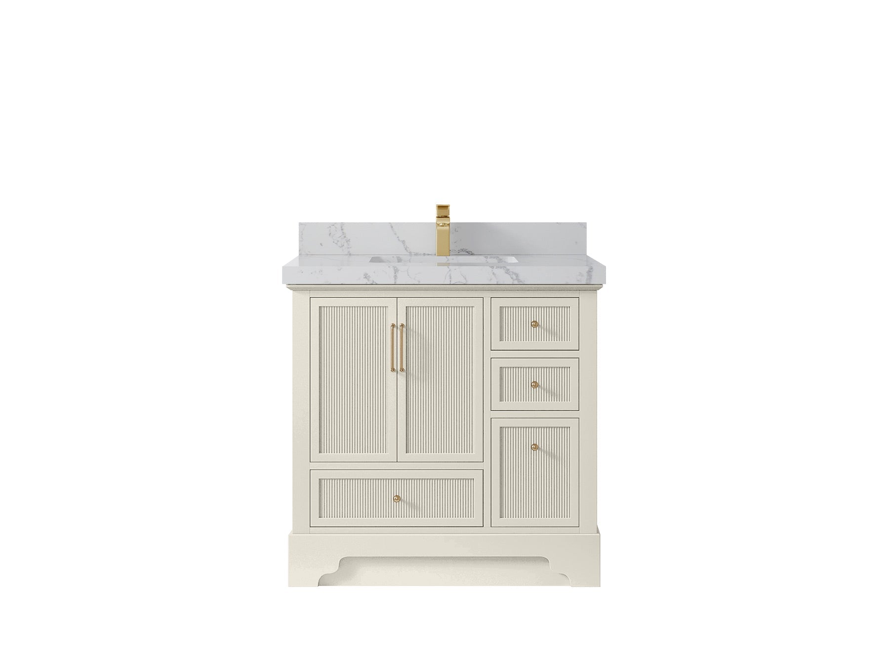 Alys 36 in. W x 22 in. D Center Sink Bathroom Vanity - Willow Bath and Vanity