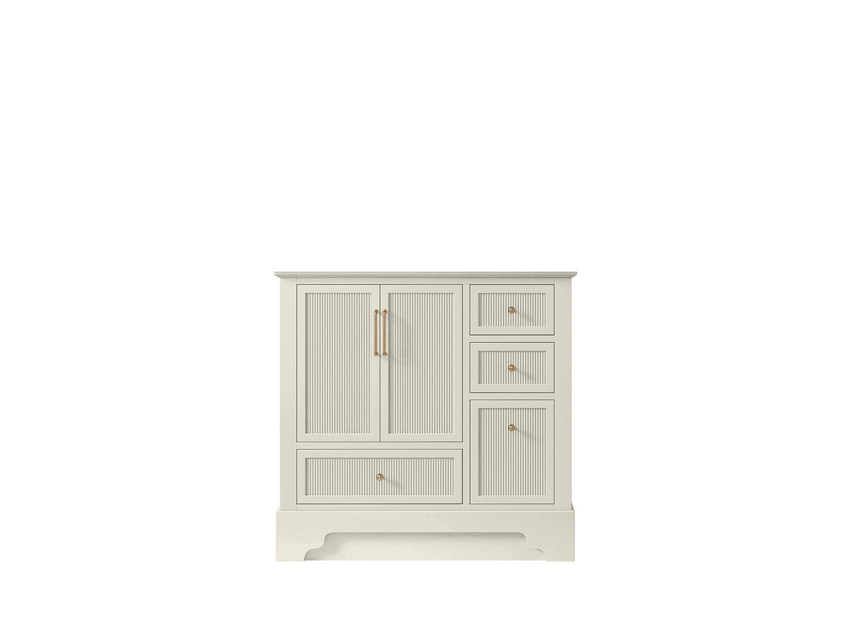 Alys 36 in. W x 22 in. D Left Offset Sink Bathroom Vanity - Willow Bath and Vanity
