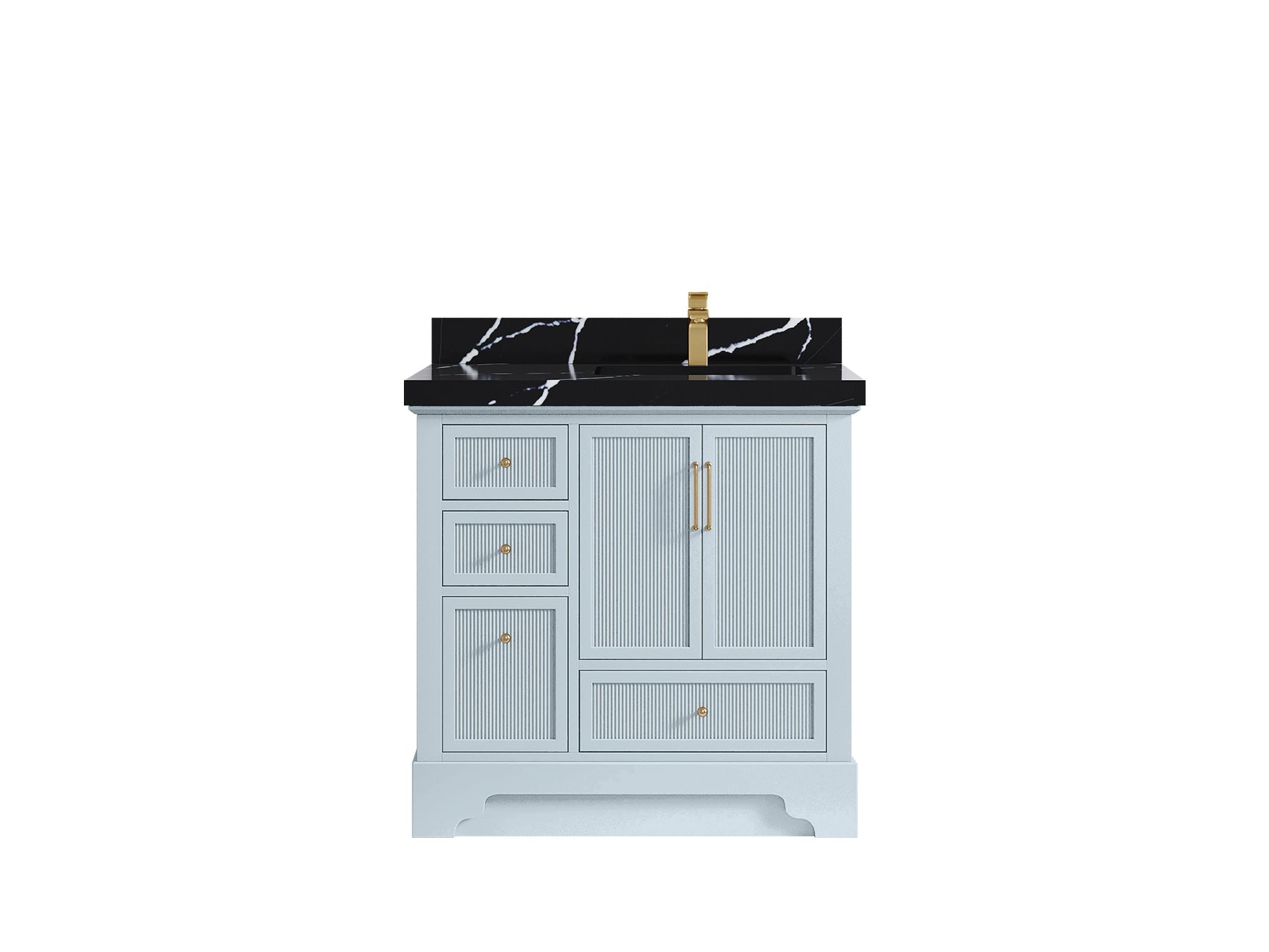 Alys 36 in. W x 22 in. D Right Offset Sink Bathroom Vanity - Willow Bath and Vanity