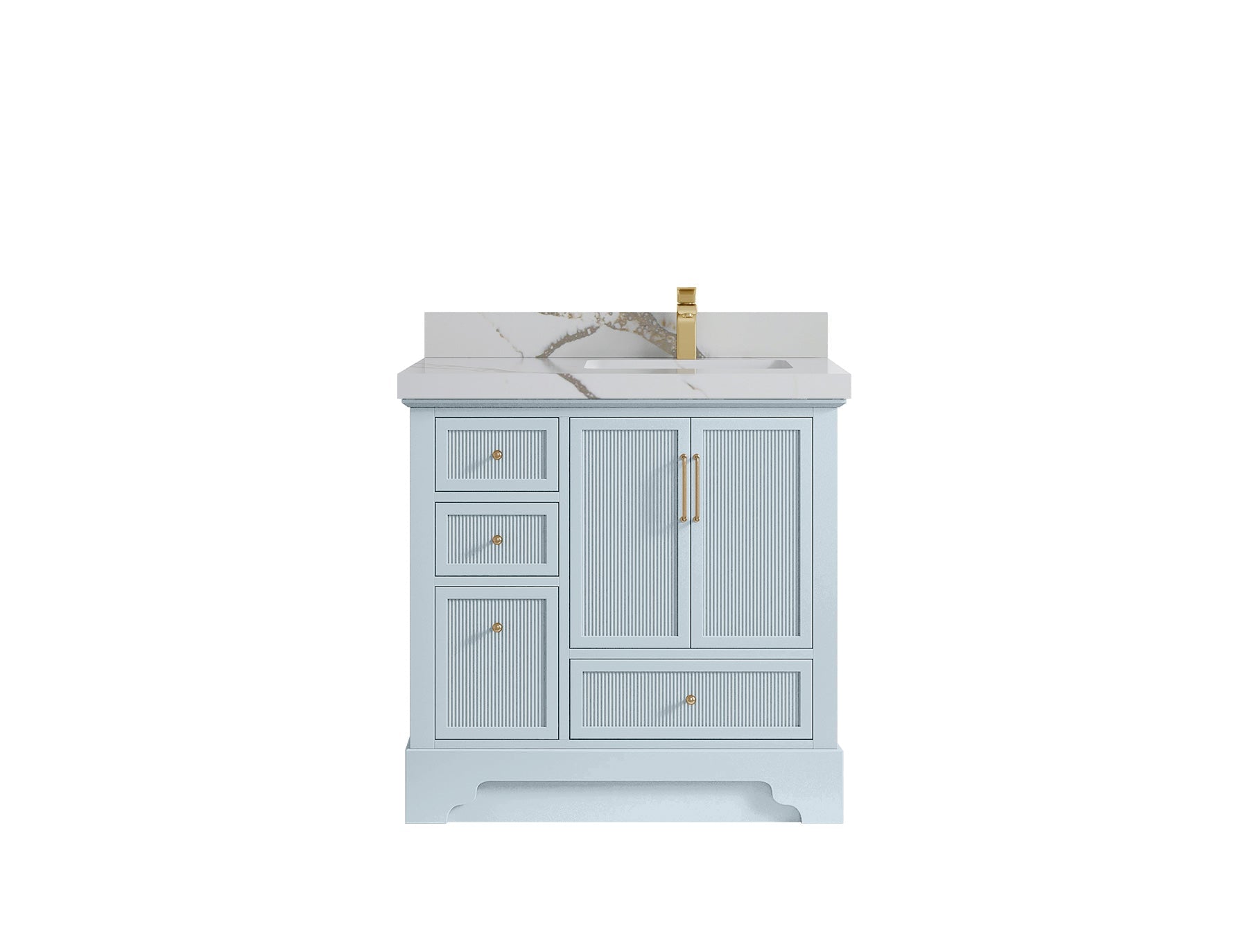 Alys 36 in. W x 22 in. D Right Offset Sink Bathroom Vanity - Willow Bath and Vanity