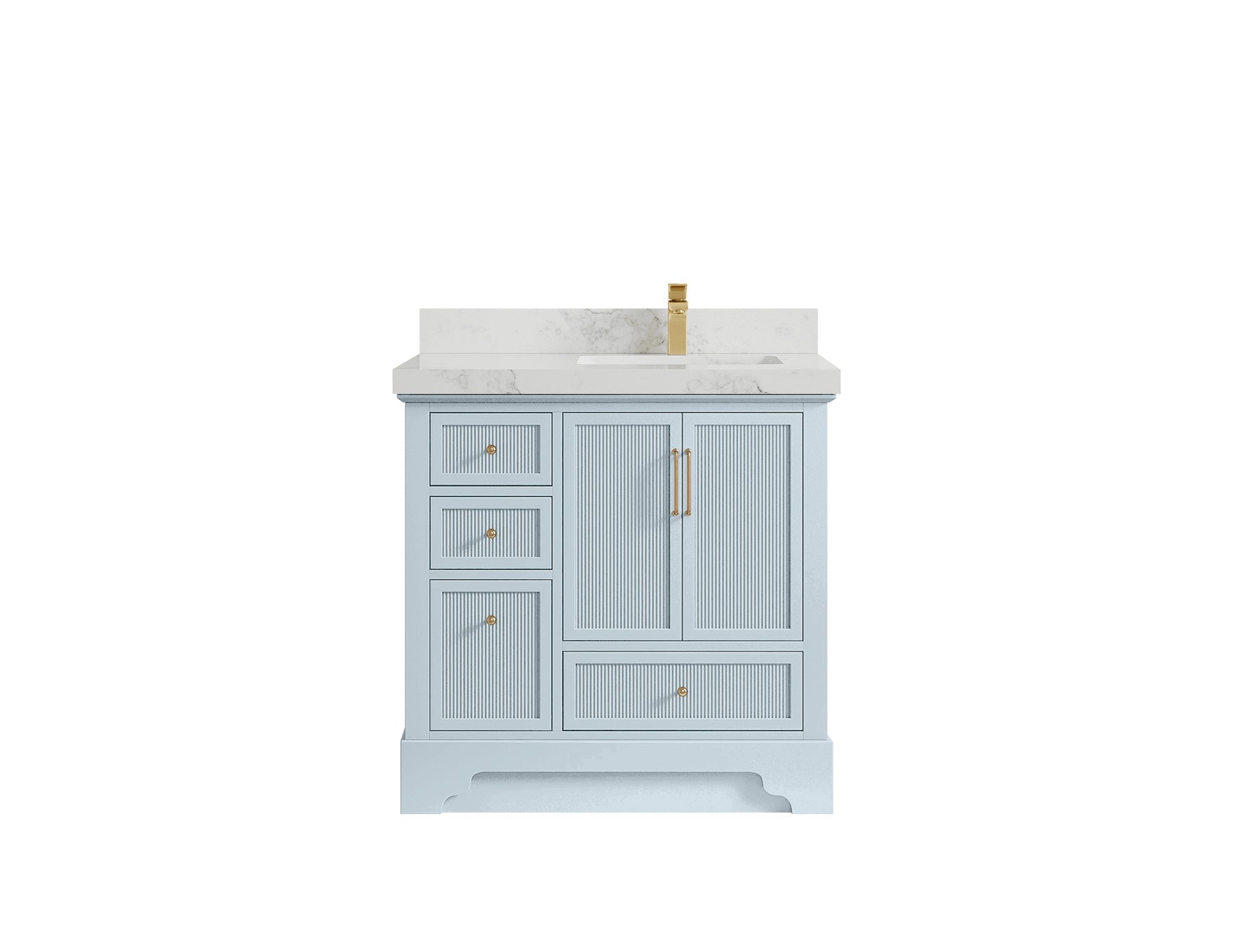 Alys 36 in. W x 22 in. D Right Offset Sink Bathroom Vanity - Willow Bath and Vanity