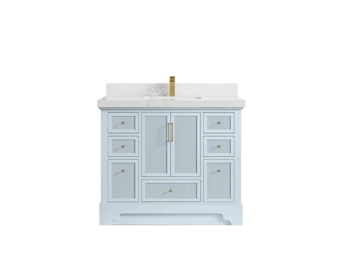 Alys 42 in. W x 22 in. D Single Sink Bathroom Vanity - Willow Bath and Vanity