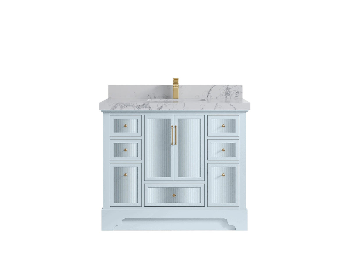 Alys 42 in. W x 22 in. D Single Sink Bathroom Vanity - Willow Bath and Vanity