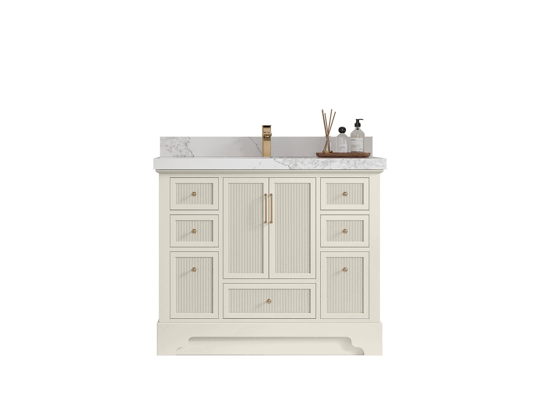 Alys 42 in. W x 22 in. D Single Sink Bathroom Vanity - Willow Bath and Vanity