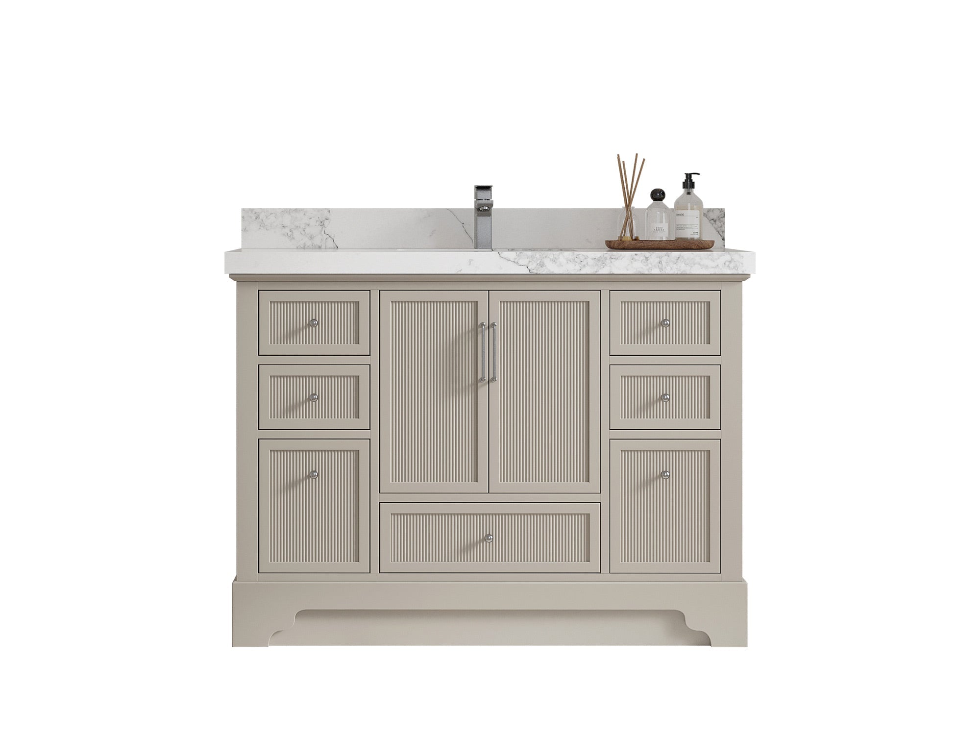 Alys 48 in. W x 22 in. D Single Sink Bathroom Vanity - Willow Bath and Vanity