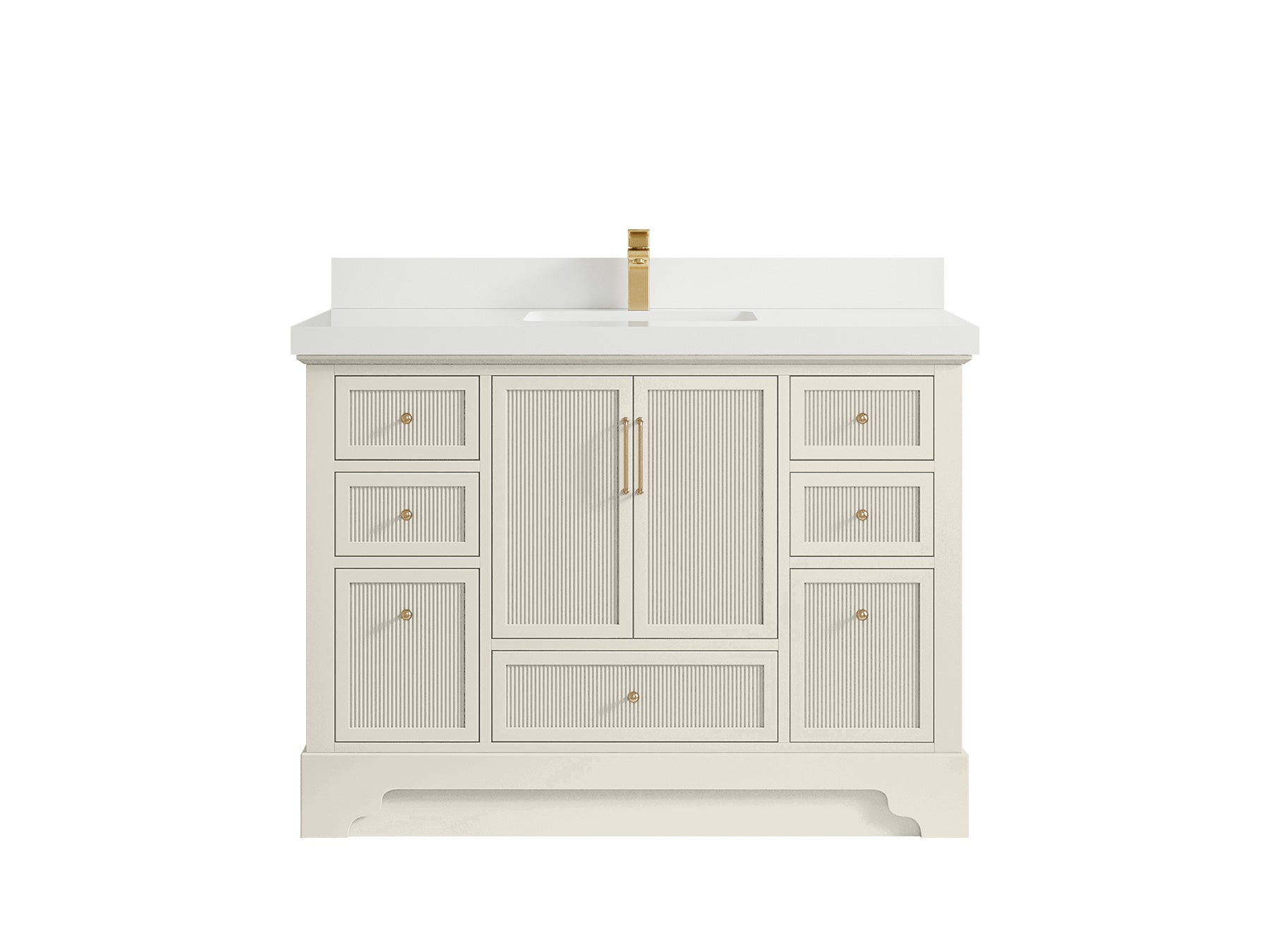 Alys 48 in. W x 22 in. D Single Sink Bathroom Vanity - Willow Bath and Vanity