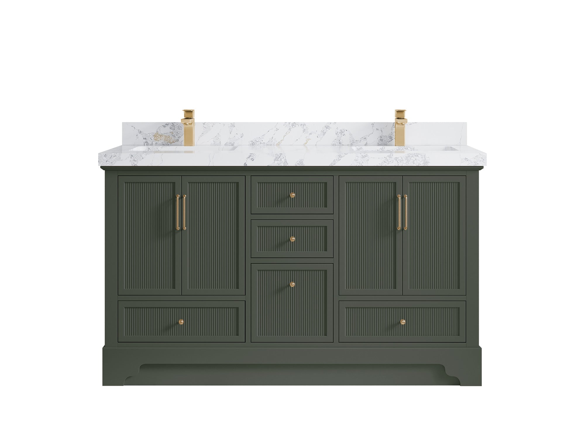 Alys 60 in. W x 22 in. D Double Sink Bathroom Vanity - Willow Bath and Vanity