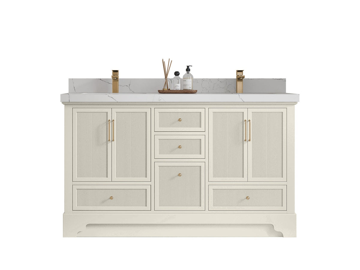 Alys 60 in. W x 22 in. D Double Sink Bathroom Vanity - Willow Bath and Vanity