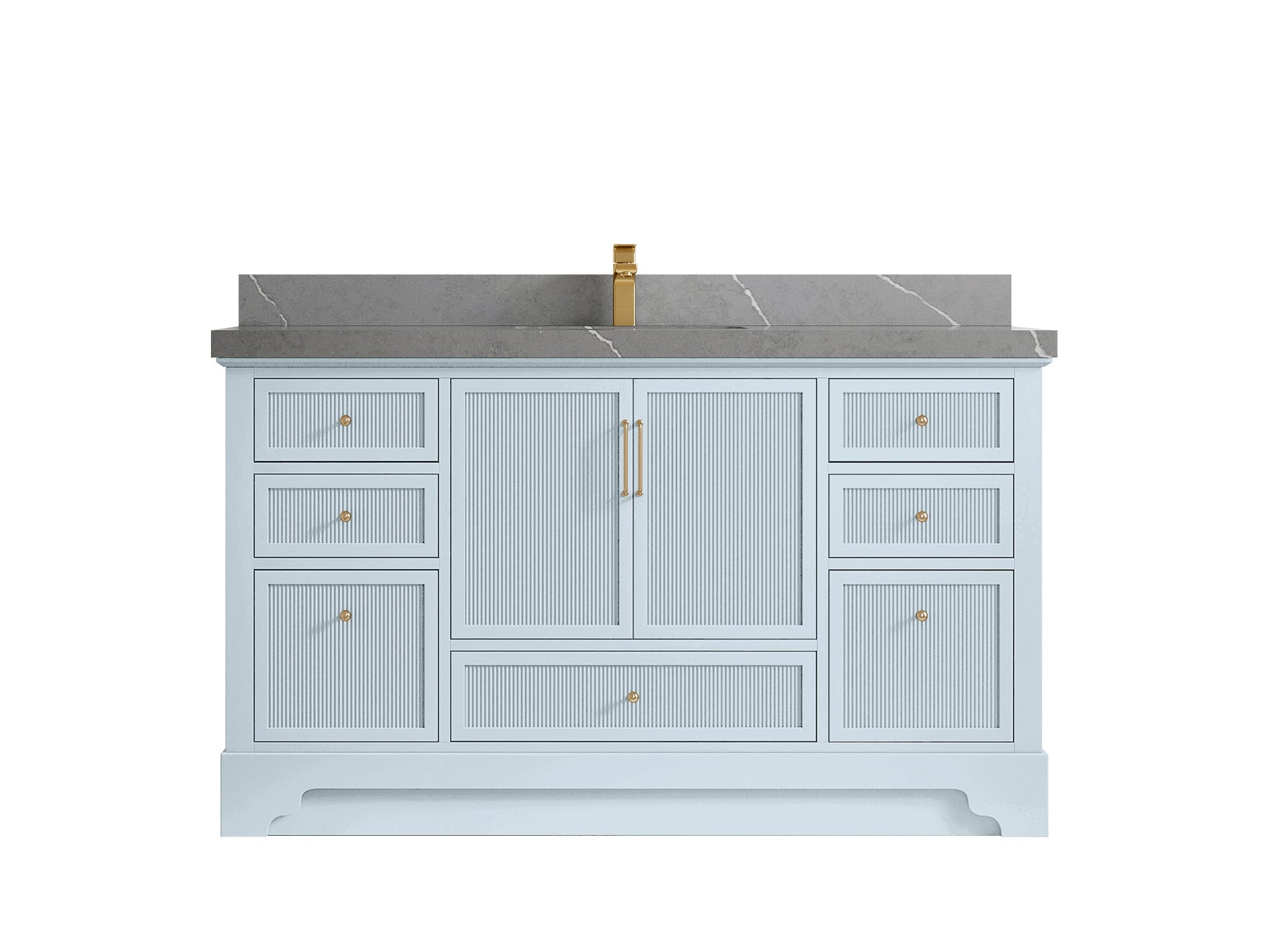Alys 60 in. W x 22 in. D Single Sink Bathroom Vanity - Willow Bath and Vanity