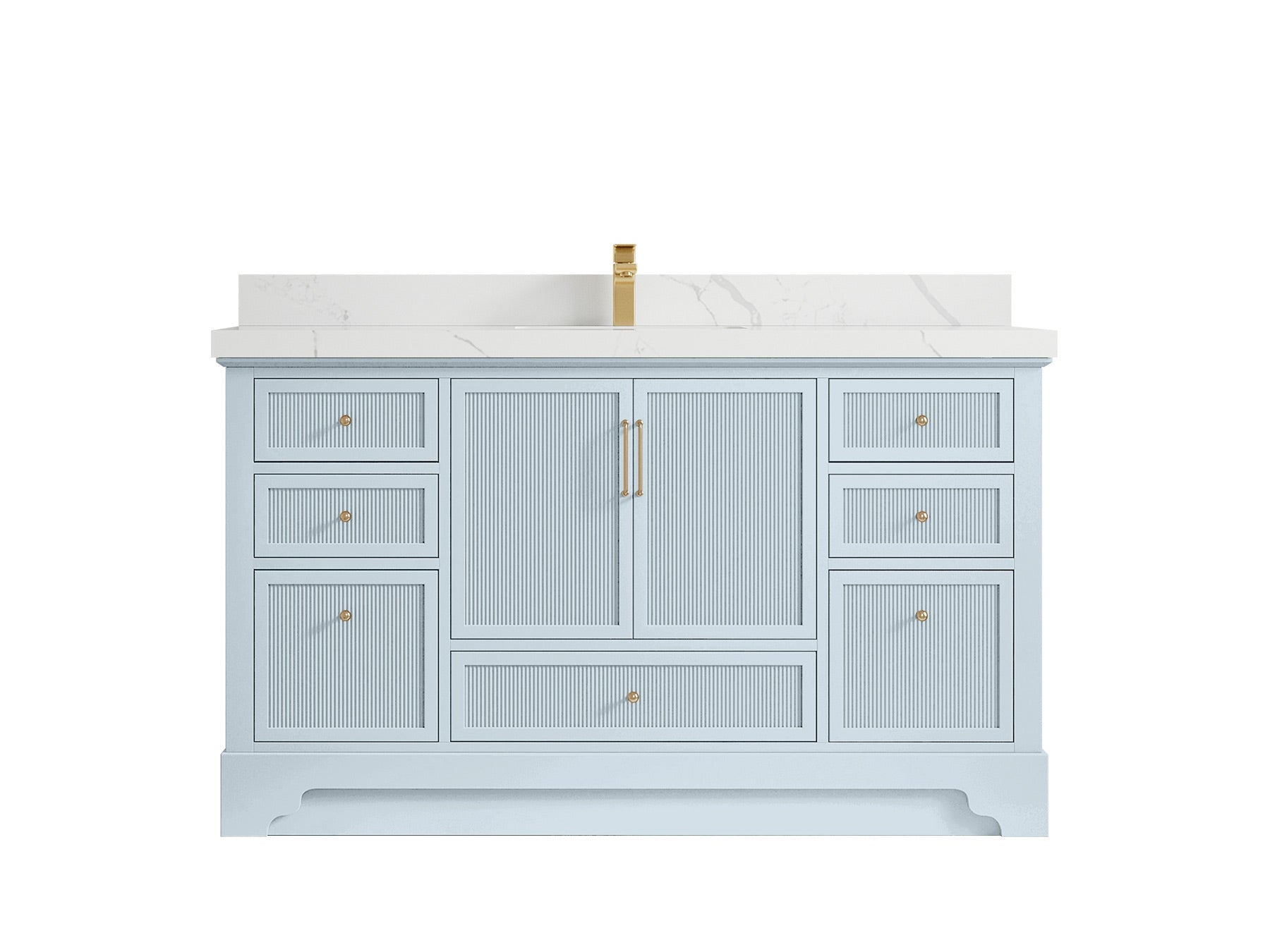 Alys 60 in. W x 22 in. D Single Sink Bathroom Vanity - Willow Bath and Vanity