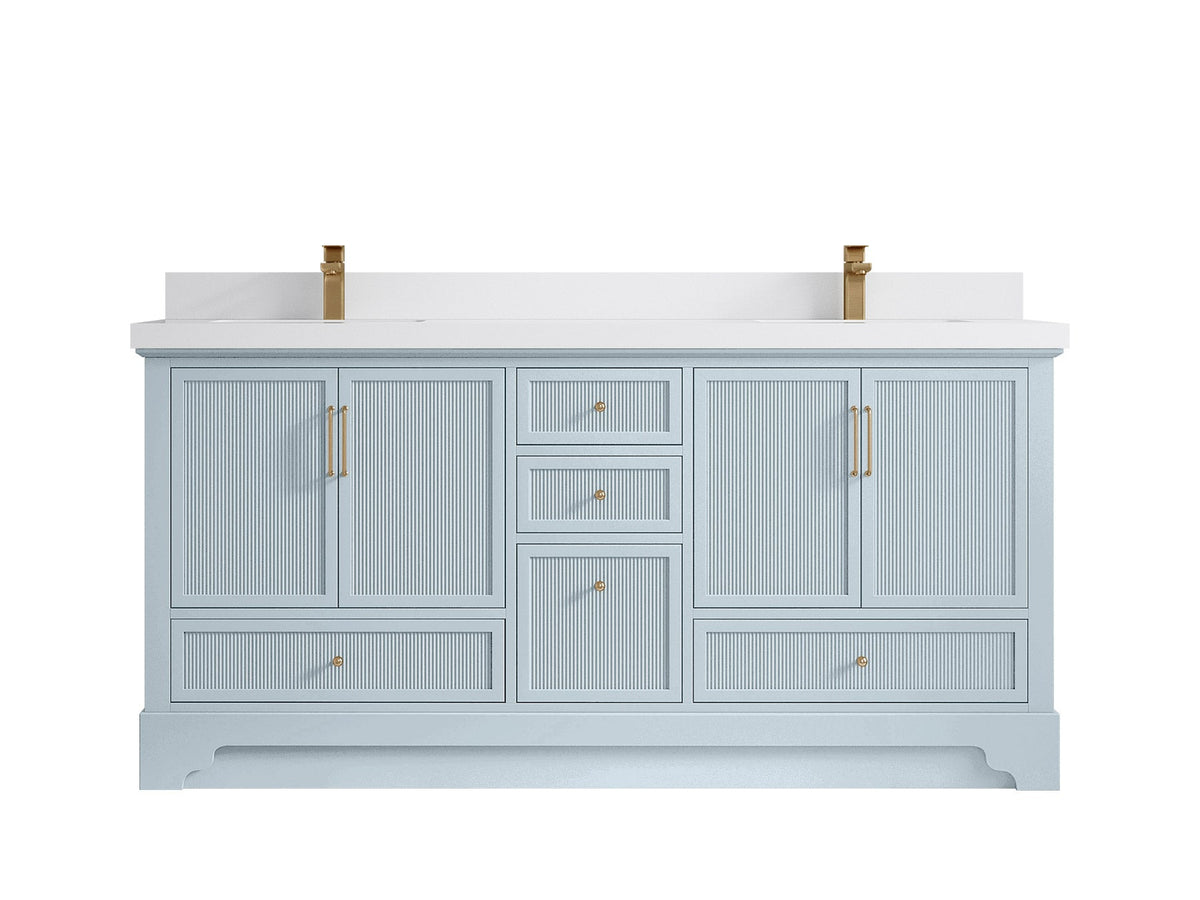 Alys 72 in. W x 22 in. D Double Sink Bathroom Vanity - Willow Bath and Vanity