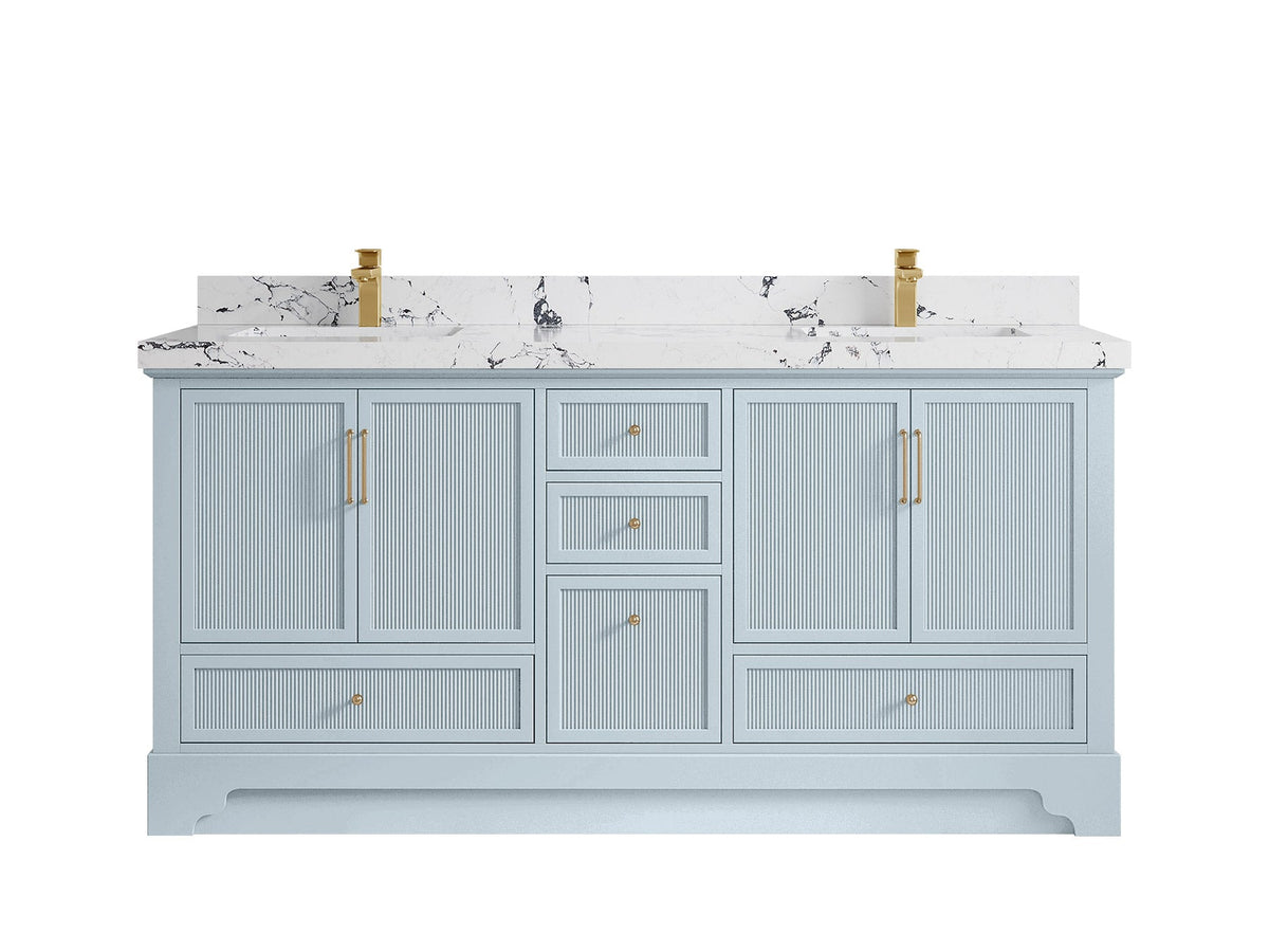 Alys 72 in. W x 22 in. D Double Sink Bathroom Vanity - Willow Bath and Vanity