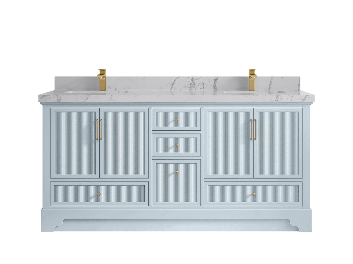 Alys 72 in. W x 22 in. D Double Sink Bathroom Vanity - Willow Bath and Vanity