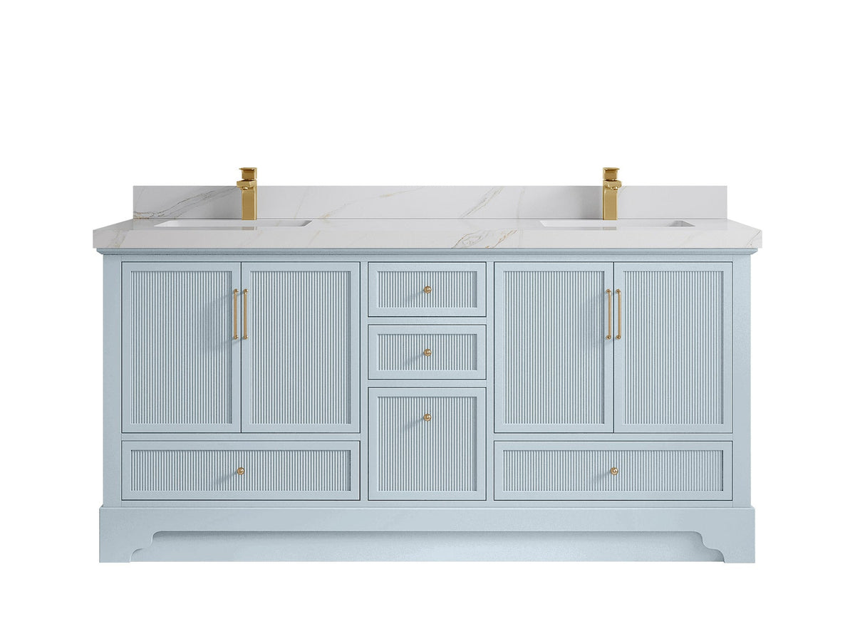 Alys 72 in. W x 22 in. D Double Sink Bathroom Vanity - Willow Bath and Vanity