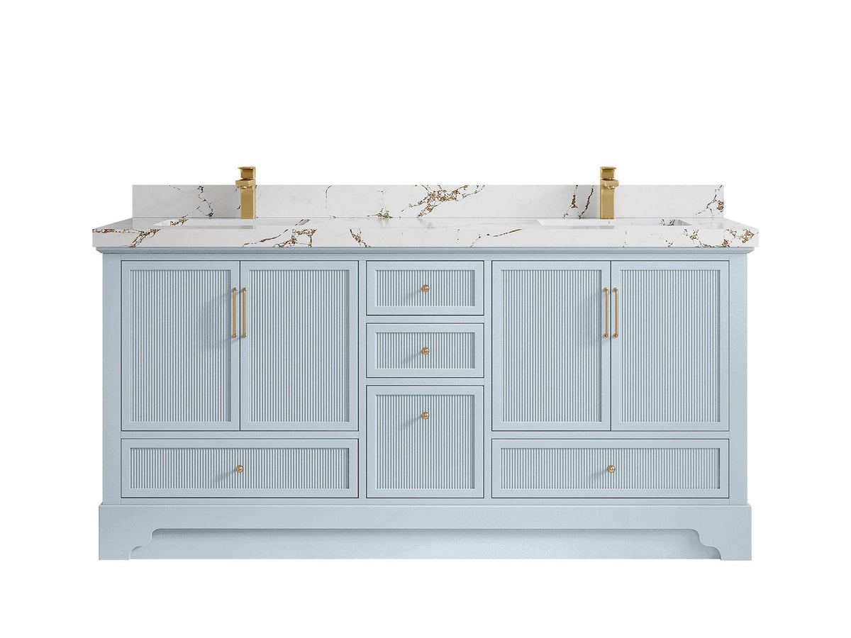 Alys 72 in. W x 22 in. D Double Sink Bathroom Vanity - Willow Bath and Vanity