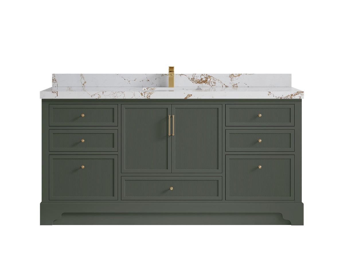 Alys 72 in. W x 22 in. D Single Sink Bathroom Vanity - Willow Bath and Vanity