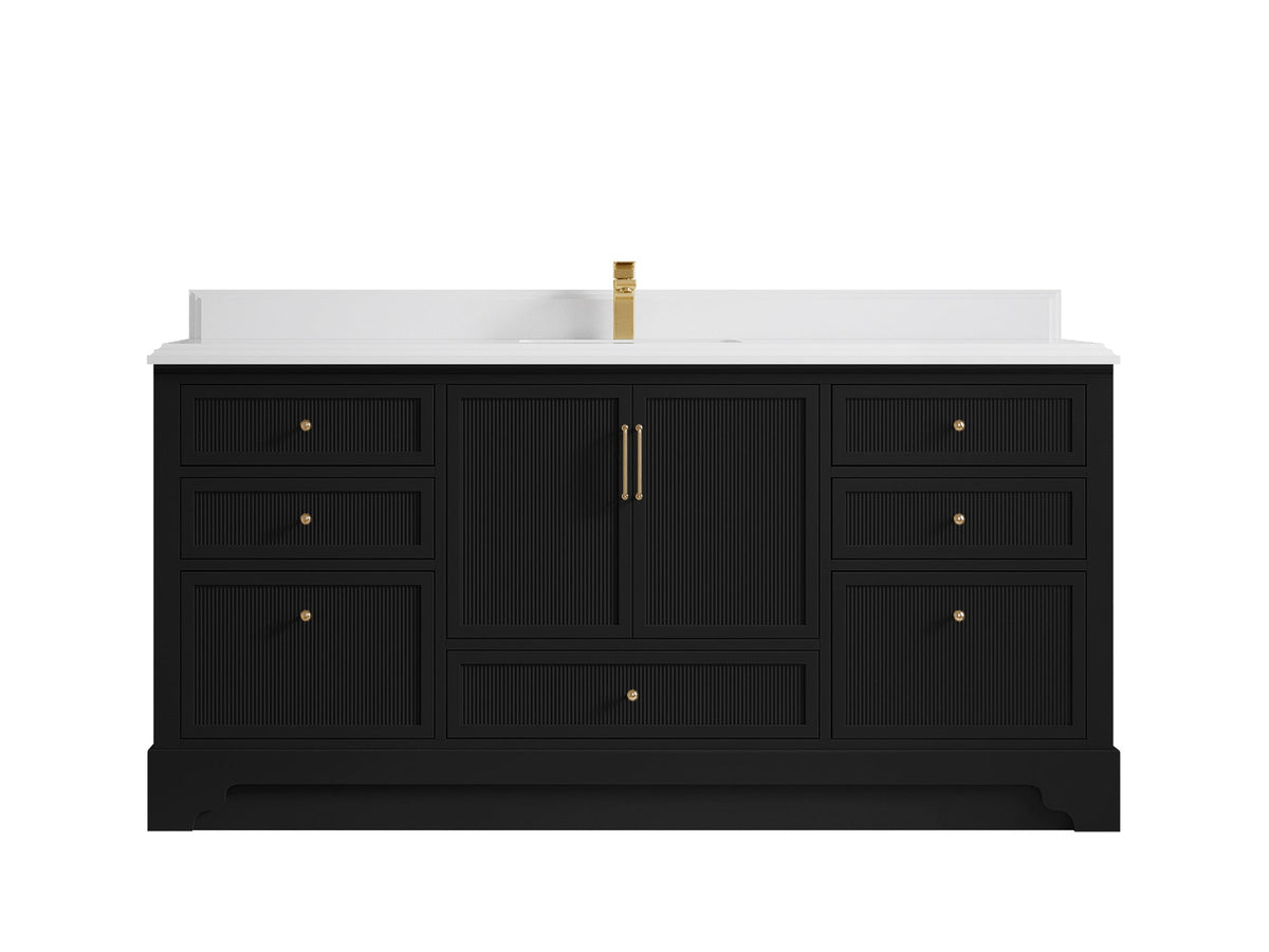 Alys 72 in. W x 22 in. D Single Sink Bathroom Vanity - Willow Bath and Vanity