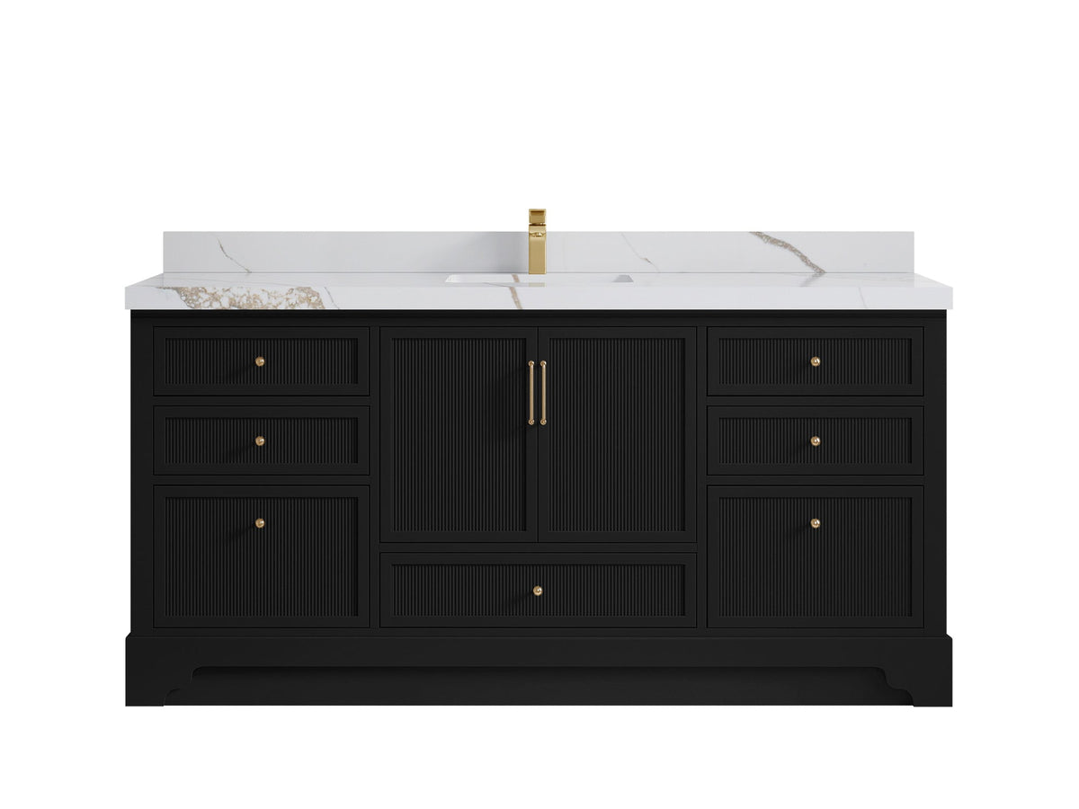 Alys 72 in. W x 22 in. D Single Sink Bathroom Vanity - Willow Bath and Vanity