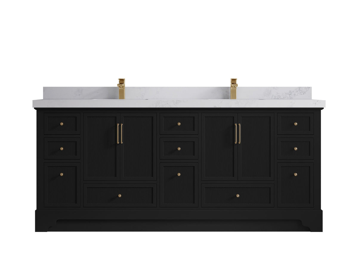 Alys 80 in. W x 22 in. D Double Sink Bathroom Vanity - Willow Bath and Vanity