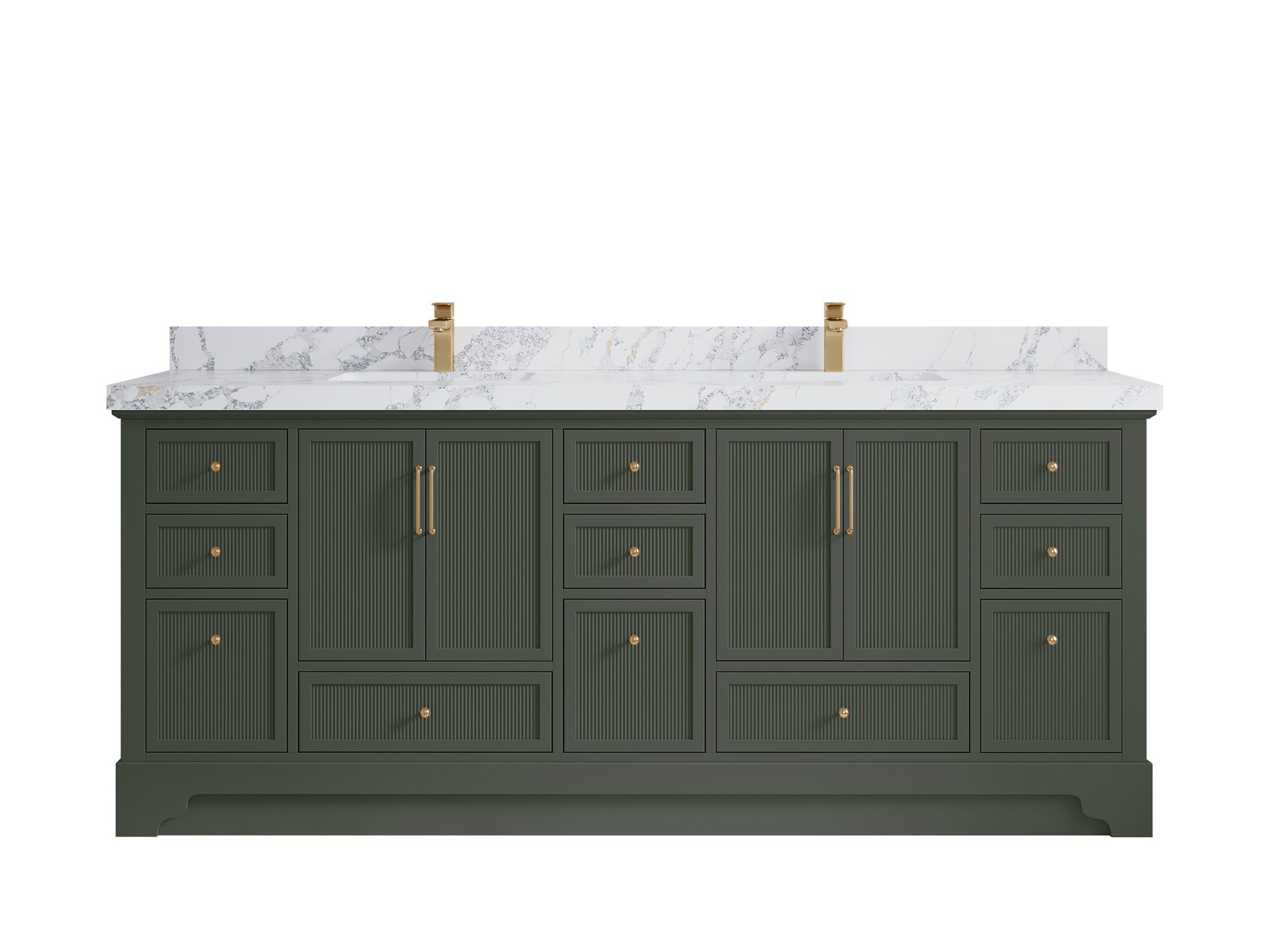 Alys 84 in. W x 22 in. D Double Sink Bathroom Vanity - Willow Bath and Vanity