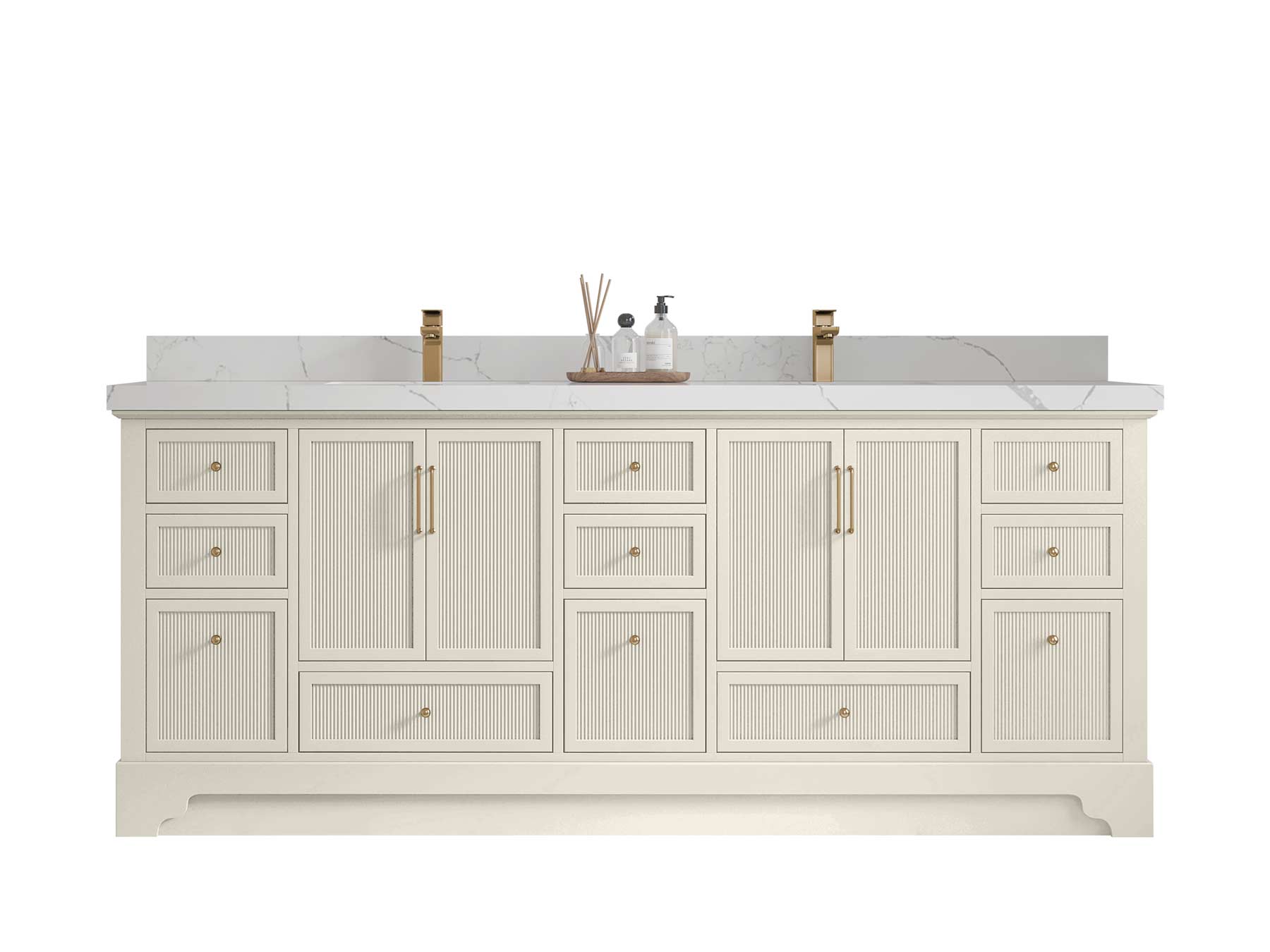 Alys 84 in. W x 22 in. D Double Sink Bathroom Vanity - Willow Bath and Vanity