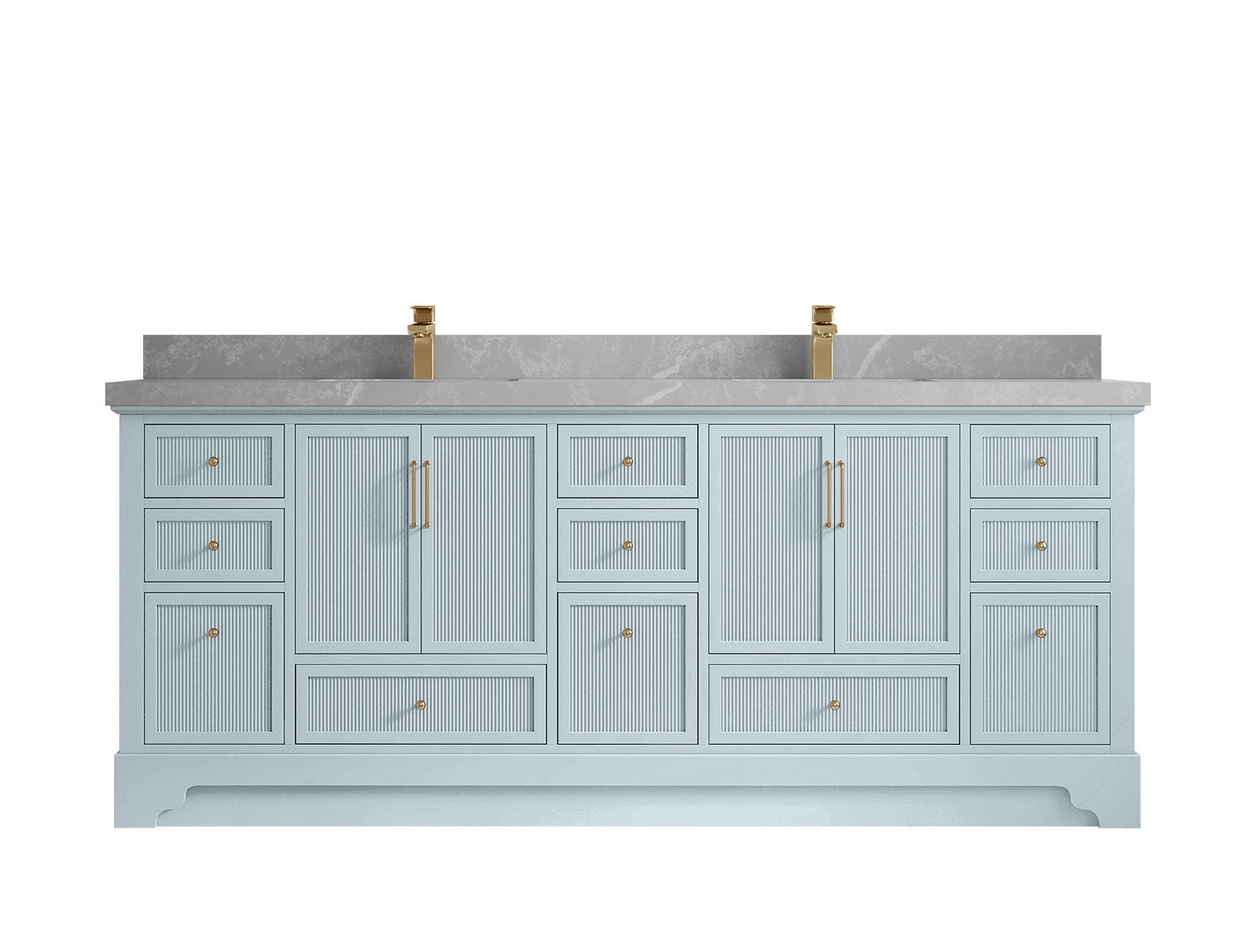 Alys 84 in. W x 22 in. D Double Sink Bathroom Vanity - Willow Bath and Vanity