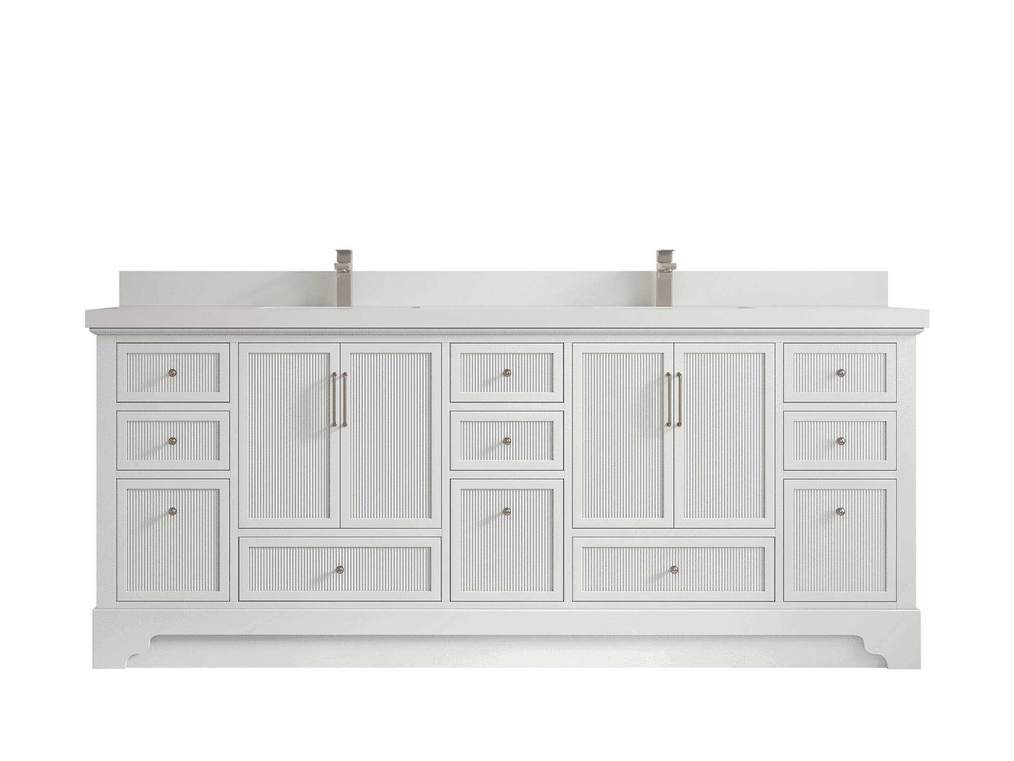 Alys 84 in. W x 22 in. D Double Sink Bathroom Vanity - Willow Bath and Vanity