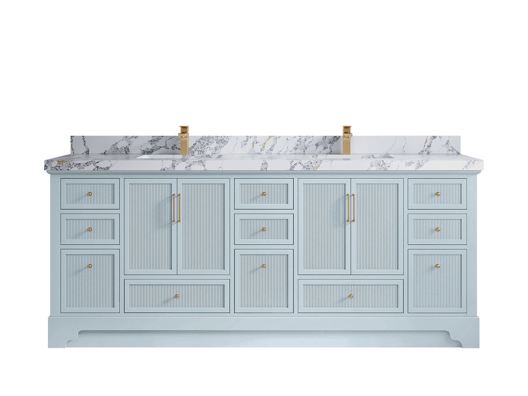 Alys 84 in. W x 22 in. D Double Sink Bathroom Vanity - Willow Bath and Vanity