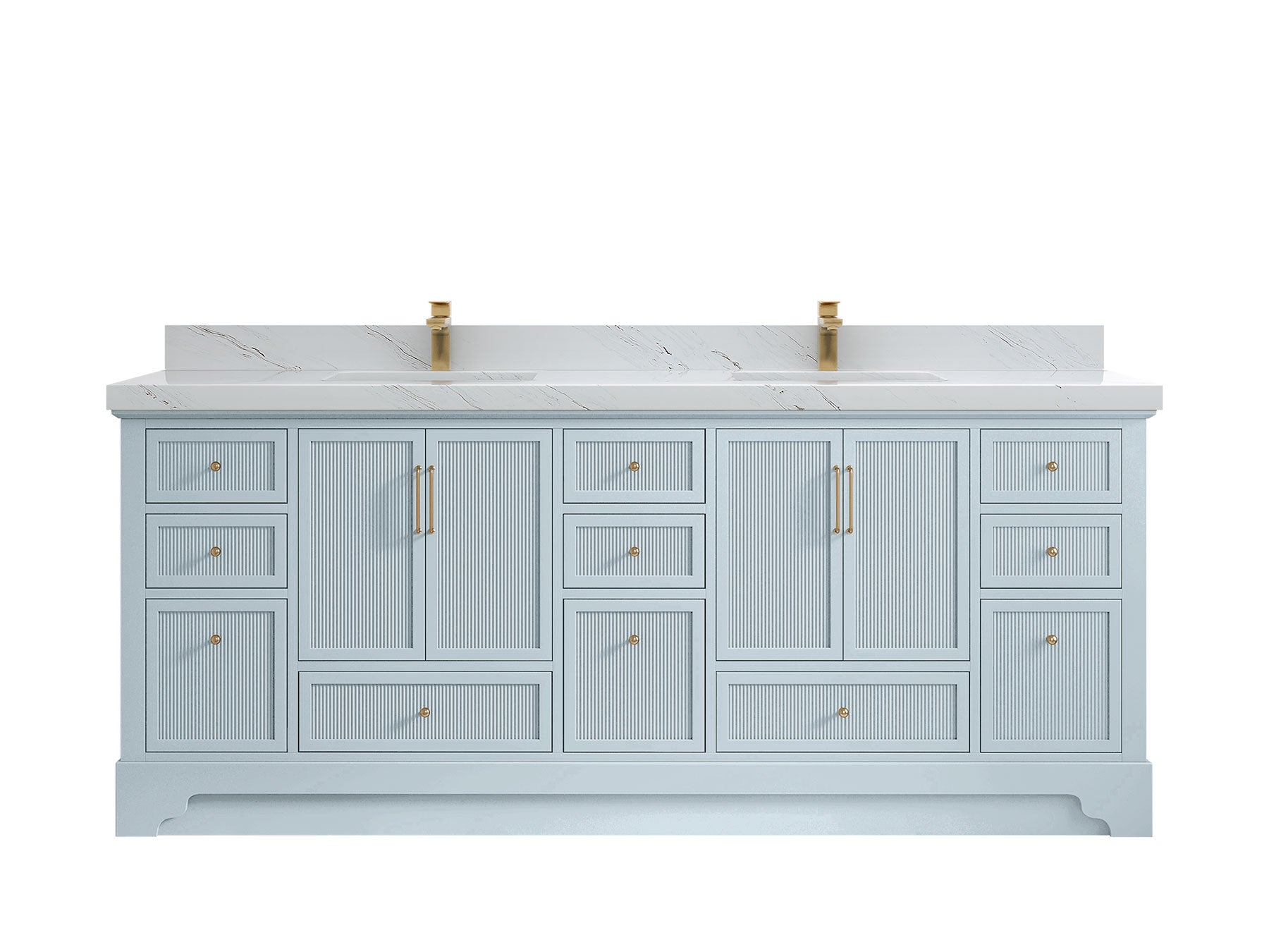 Alys 84 in. W x 22 in. D Double Sink Bathroom Vanity - Willow Bath and Vanity