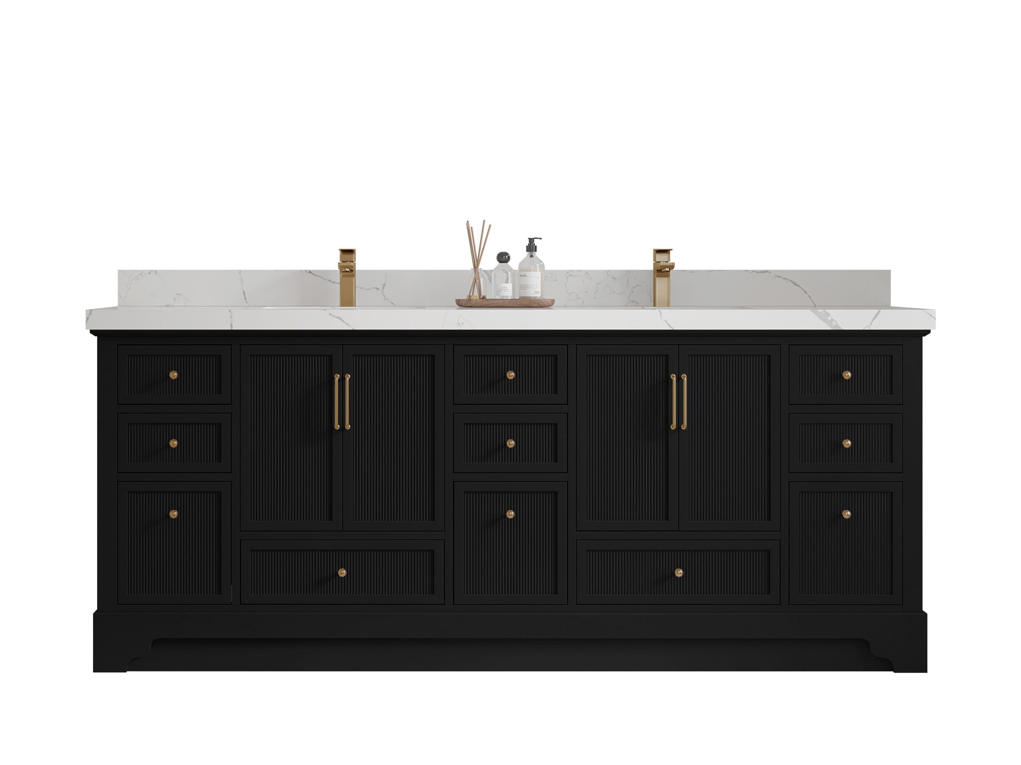 Alys 84 in. W x 22 in. D Double Sink Bathroom Vanity - Willow Bath and Vanity