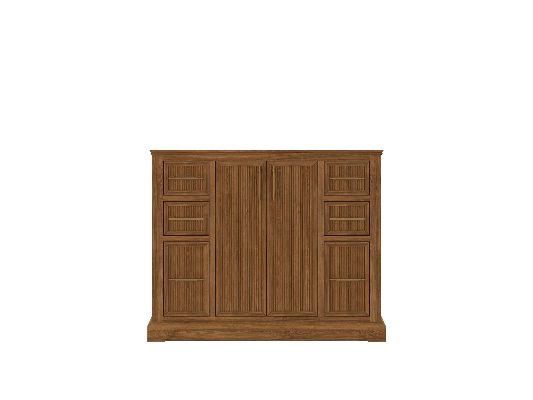 Alys Teak Wood 42 in. W x 22 in. D Single Sink Bathroom Vanity - Willow Bath and Vanity