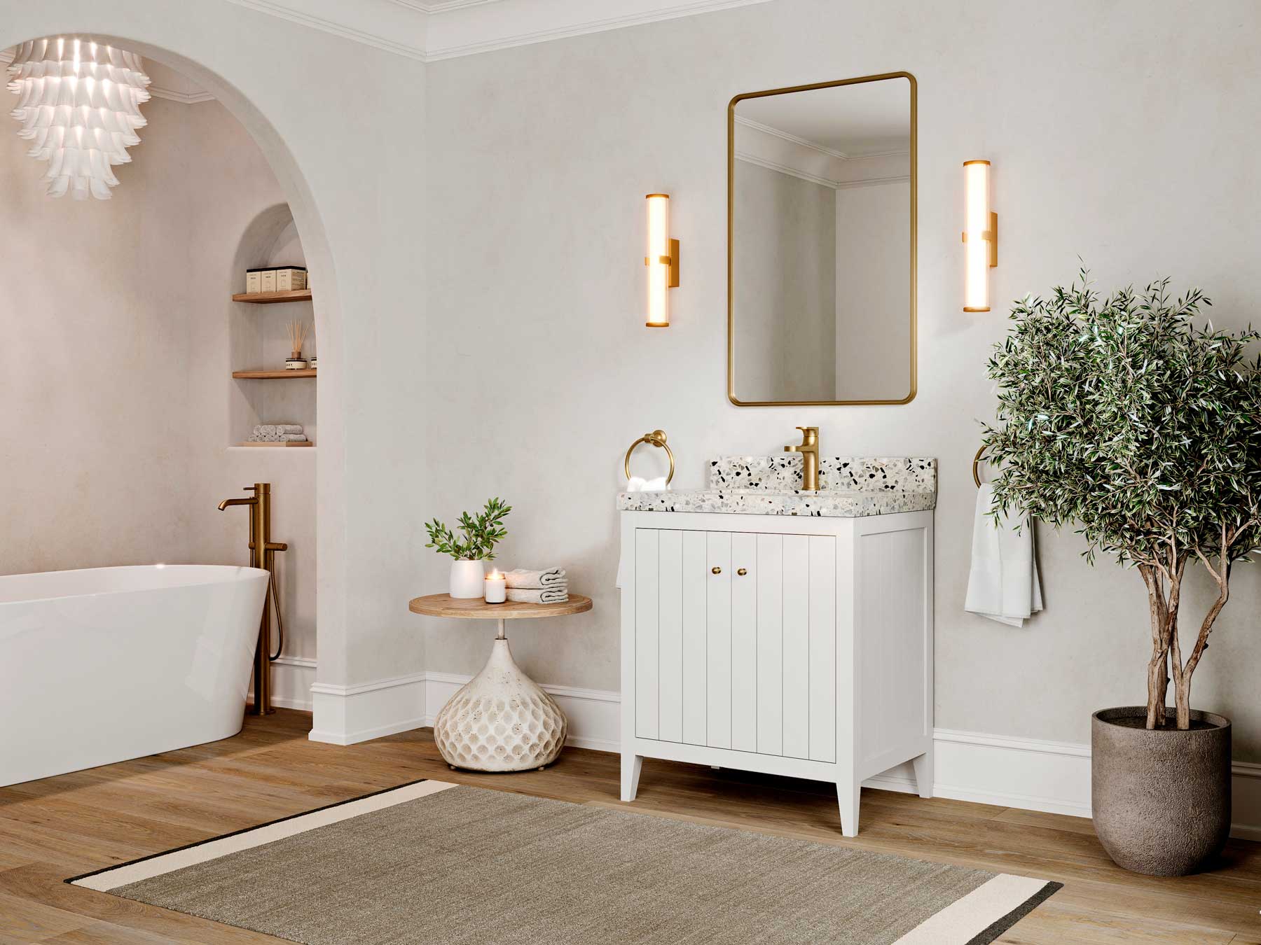 Atlanta 30 in. W x 22 in. D Single Sink Bathroom Vanity - Willow Bath and Vanity