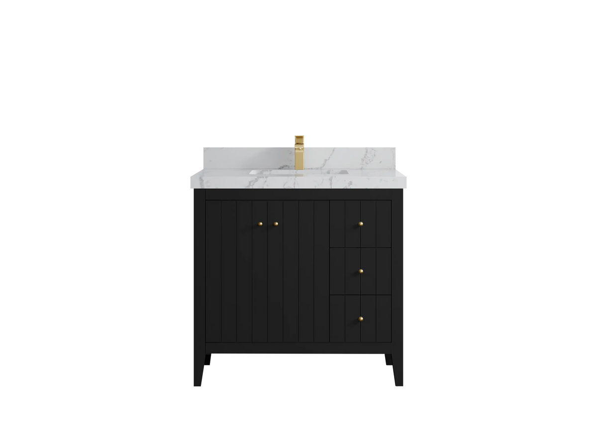 Atlanta 36 in. W x 22 in. D Center Sink Bathroom Vanity - Willow Bath and Vanity